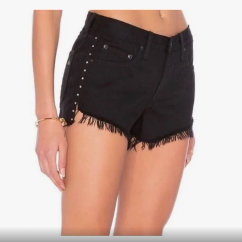 Rag And Bone Distressed Cut Off Shorts With Side … - image 1